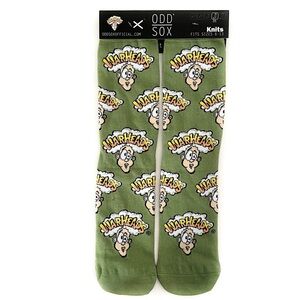 Odd Sox Warheads Crew Socks Mens Womens War Heads Candy Fun Novelty Gift